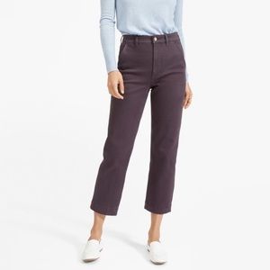 Everlane The Straight-Leg Crop Pants Shadow